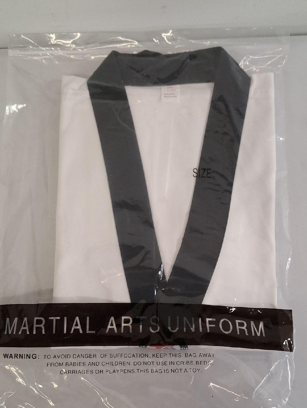 NWT Martial Arts Uniform - Black & White